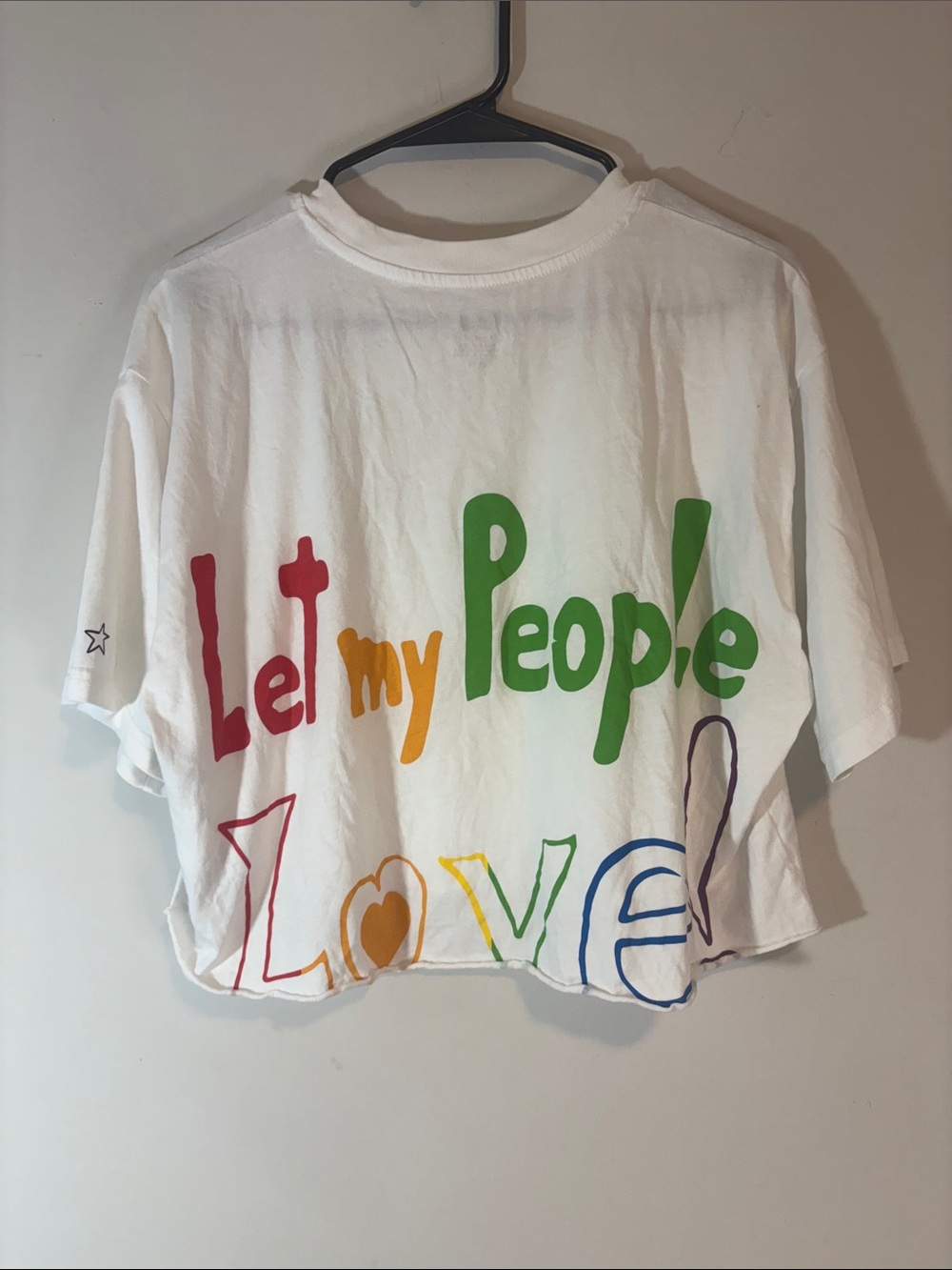 White Levis Pride Month - Cropped Tee